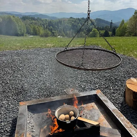 Chalé Zapodomek A Z Pieknym Widokiem I Jacuzzi *